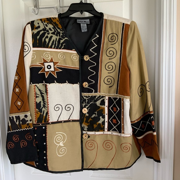 indigo Moon Jackets & Blazers - Indigo Moon Lightweight Top/Jacket Sz L